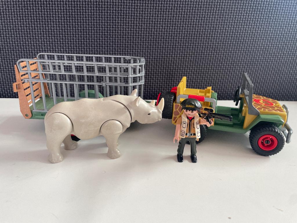 Playmobil 4832 safari terreinwagen, Ophalen of Verzenden, Gebruikt, Complete set