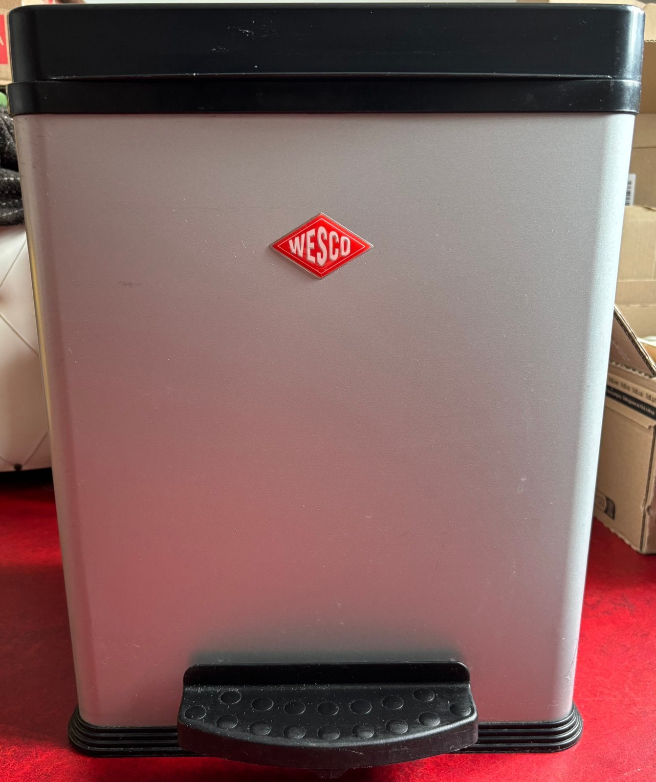 Wesco Double Bin Duo prullenbak, Ophalen, Kunststof, 40 liter of meer, Zo goed als nieuw