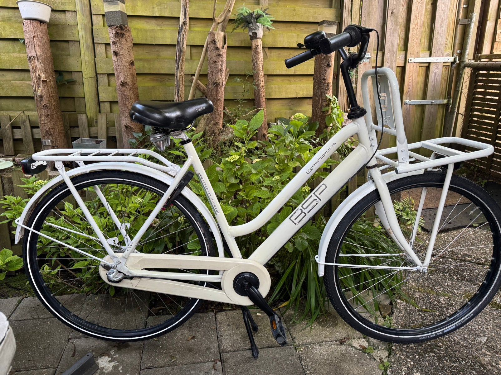 BSP 28jnch frame 55cm 3 versneling  traprem, Fietsen en Brommers, Fietsen | Dames | Damesfietsen, 53 tot 56 cm, Ophalen, Zo goed als nieuw