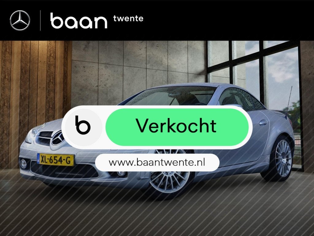 Mercedes-Benz SLK 55 AMG | Zwart nappa leer | Memory pakket, Auto's, Mercedes-Benz, Automaat, Cabriolet, 360 pk, SLK