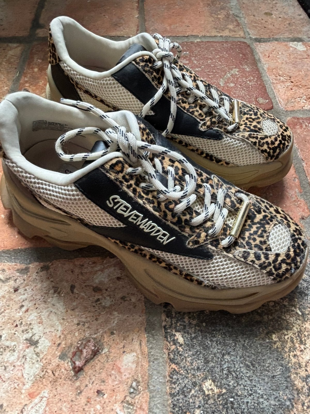 Steve Madden sneakers maat 37 tijgerprint, Ophalen of Verzenden, Zo goed als nieuw, Sneakers of Gympen