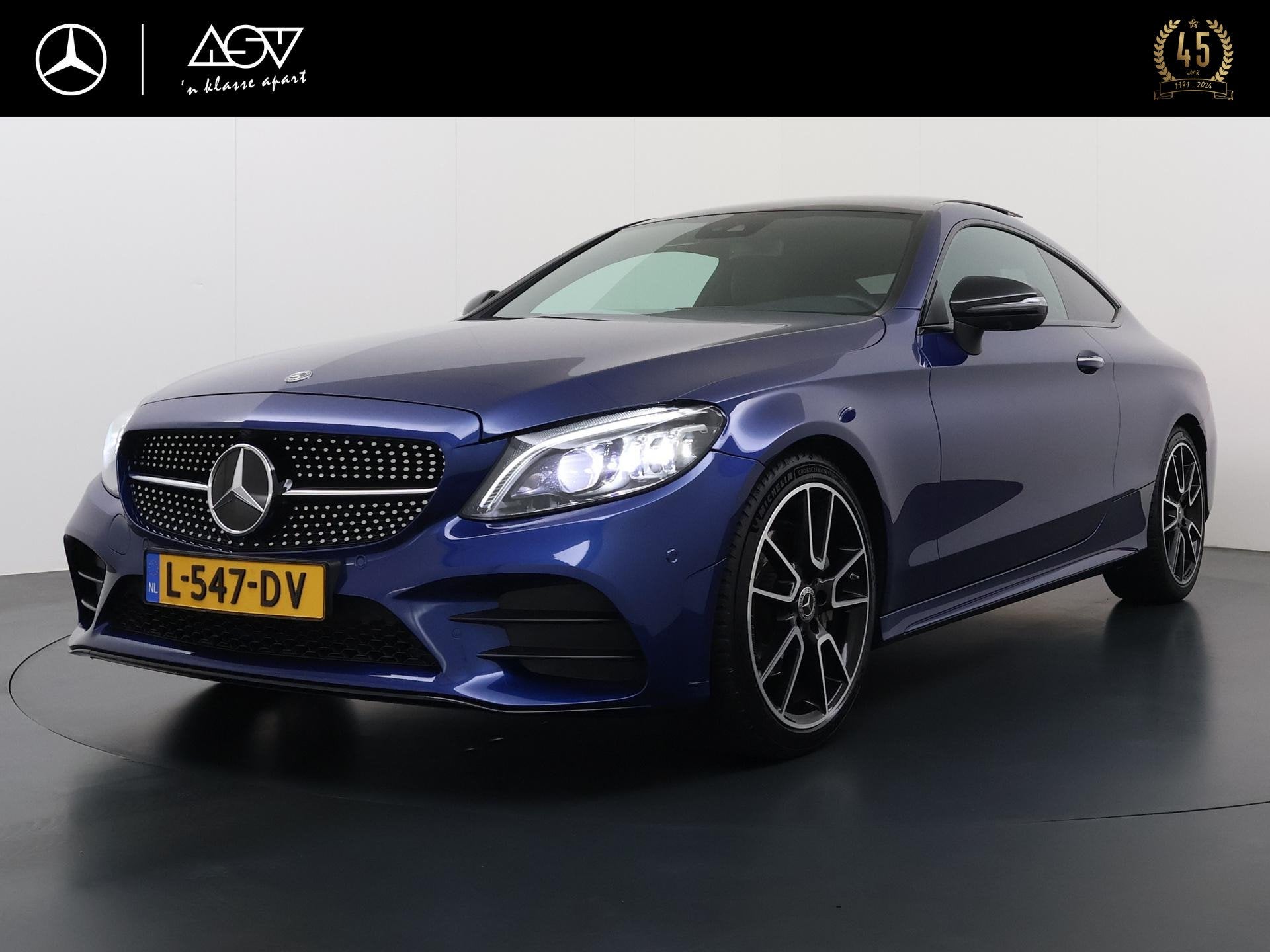 Mercedes-Benz C-klasse Coupé 200 AMG Sport Edition Premium, Auto's, Automaat, Dealer onderhouden, 4 cilinders, 184 pk