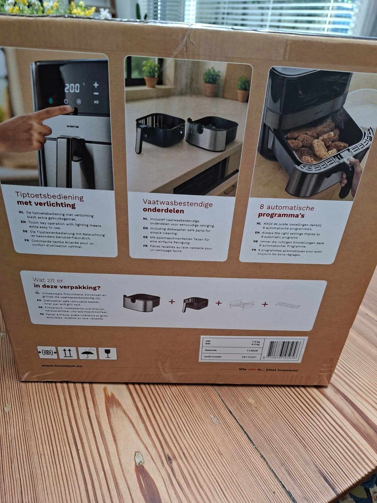 Nieuwe Inventum Airfryer GF500HLD - XXL Frituurmand, Ophalen