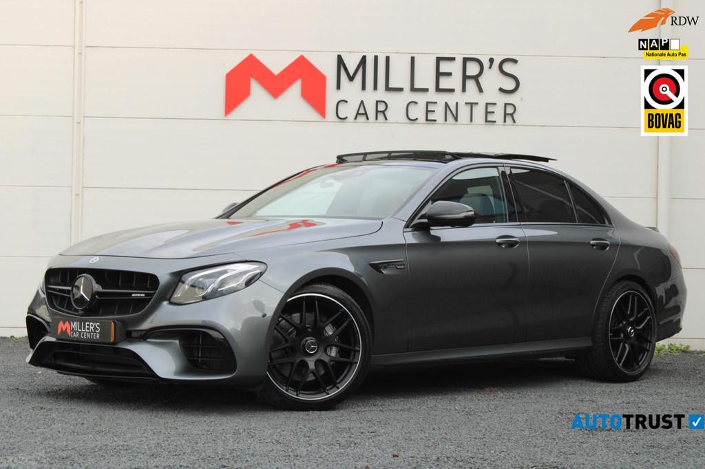 Mercedes E-klasse AMG 63 4MATIC 360 PANO HUD LUCHTVERING, Auto's, Automaat, Gebruikt, Met garantie (alle), Vierwielaandrijving