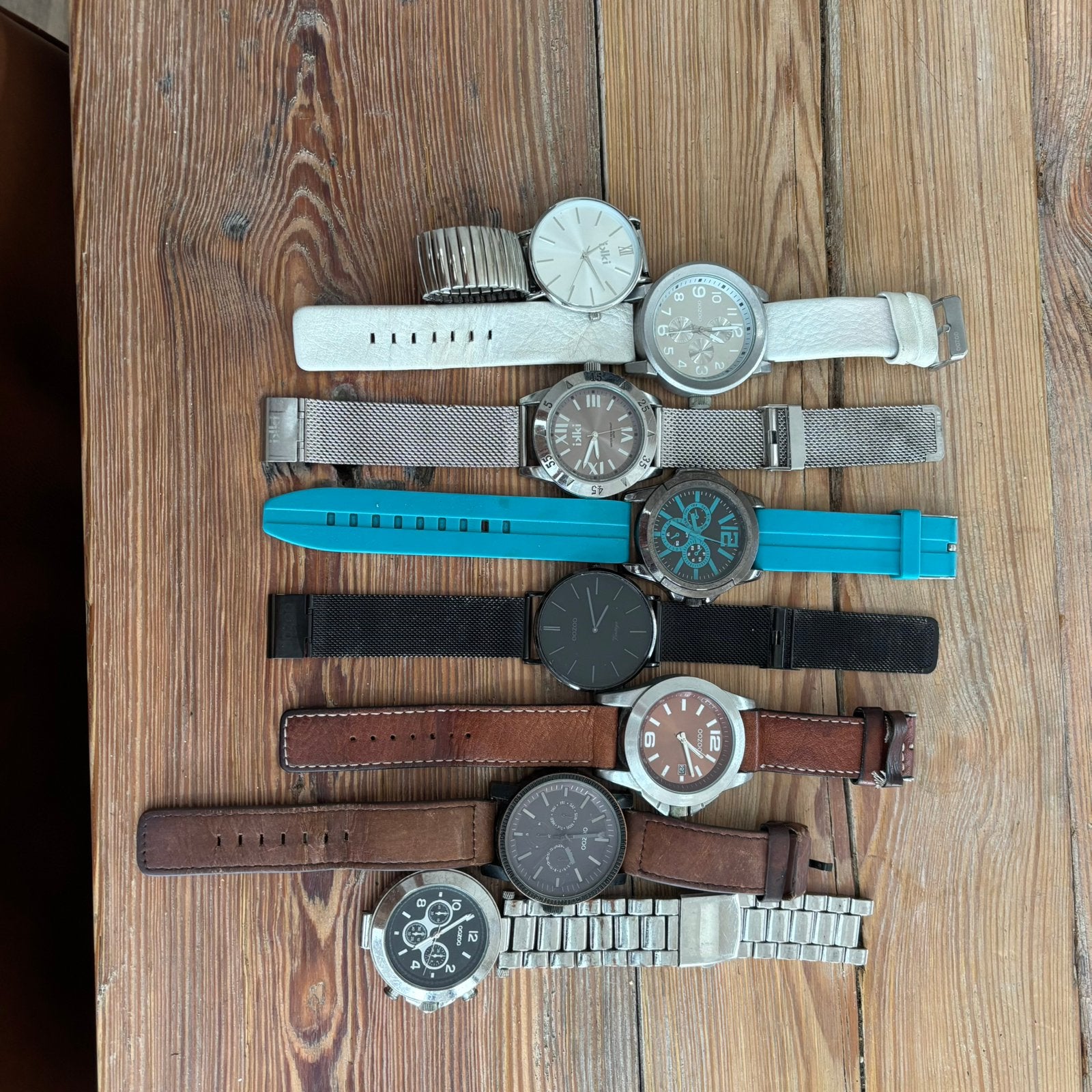 Oozoo en Ikki, Sieraden, Tassen en Uiterlijk, Overige merken, Gebruikt, Polshorloge, Kunststof
