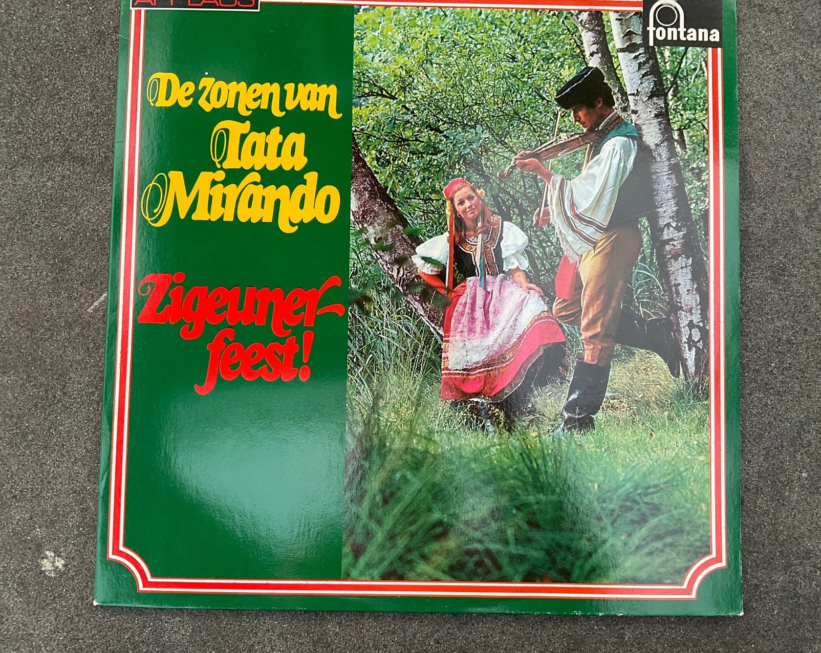 Originel LP ‘de zonen van Tata Mirando ; zigeunerfeest, LP, Gebruikt, Overige genres, Overige formaten
