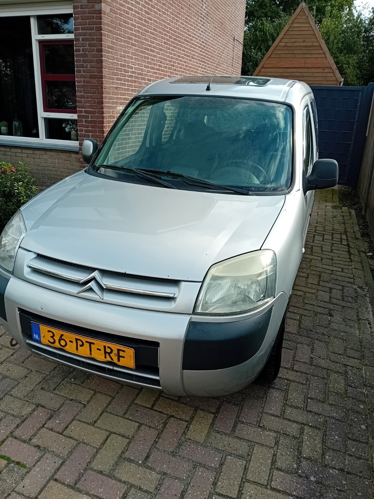 Citroën Berlingo 1.6 I 16V 2004 Grijs, Stof, 4 cilinders, 1226 kg, Origineel Nederlands