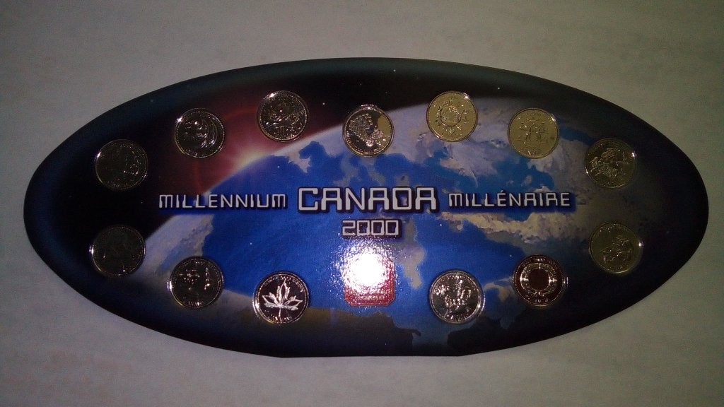 CANADA "Millenium" 13 stuks 25 cent munten GLOEDNIEUW, Ophalen of Verzenden, Noord-Amerika, Setje