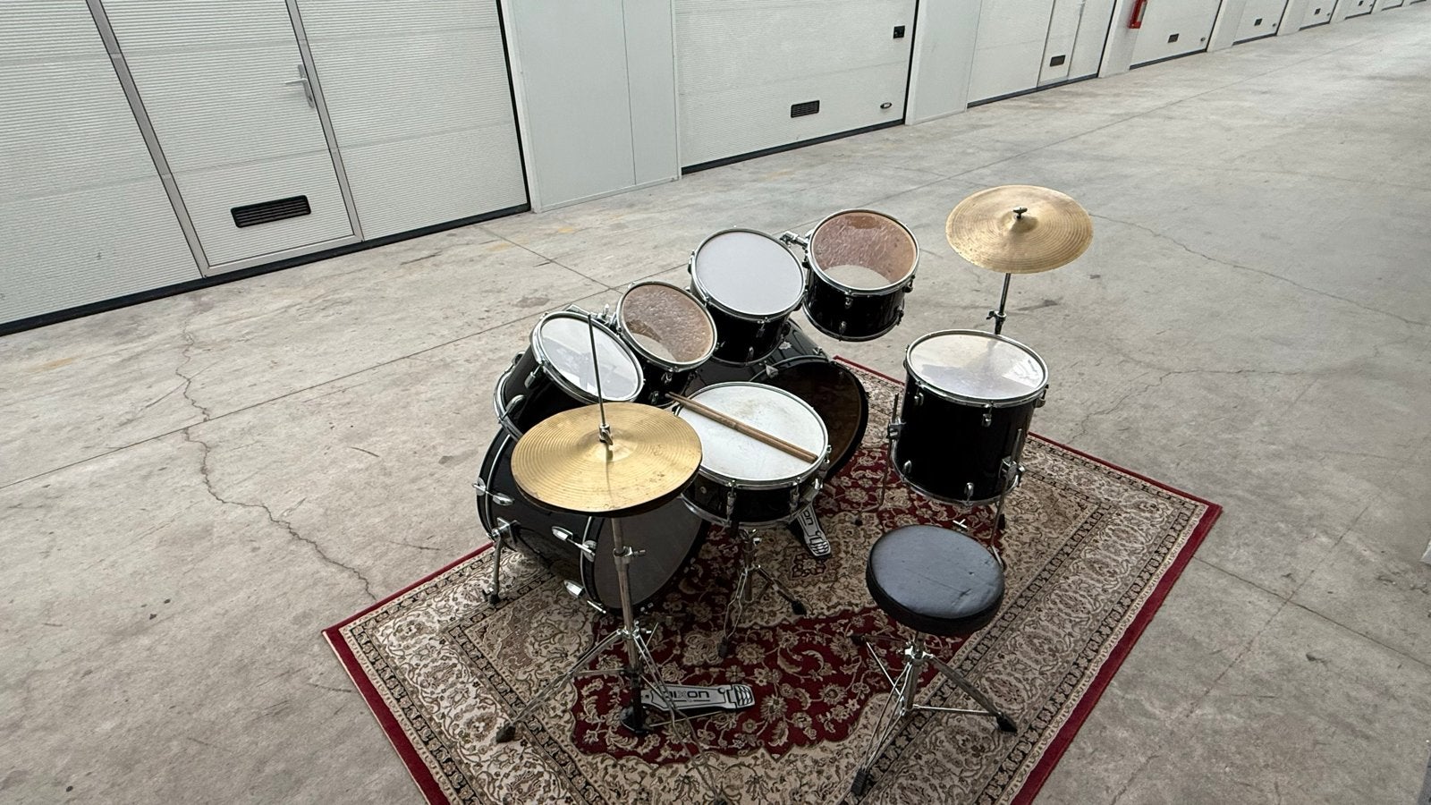 Drumstel met dubbele Bassdrum, Ophalen, Gebruikt, Trommel