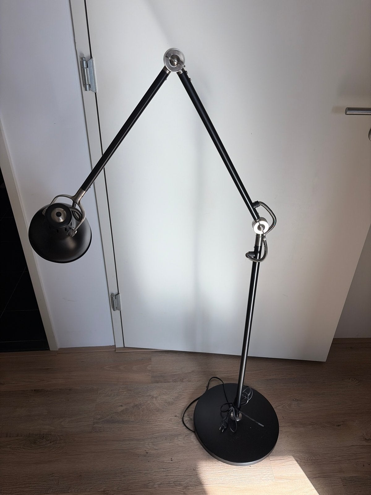 Staande lamp, Ophalen, Gebruikt, E27 (groot), Metaal