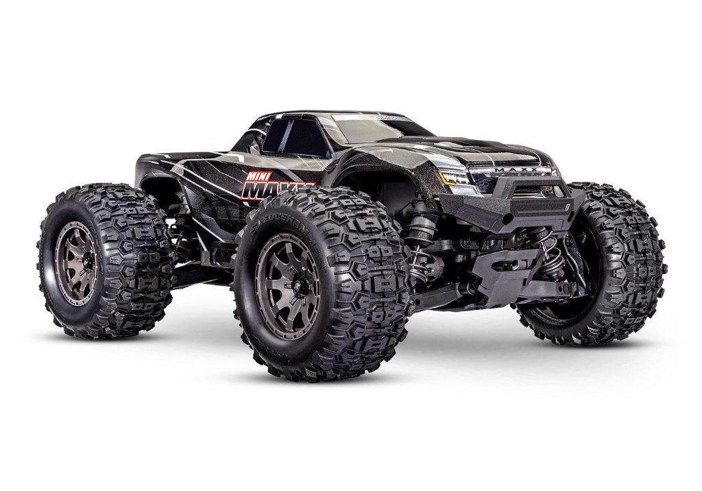 Traxxas TRX107154-1-BLK Traxxas Mini Maxx BL-2s Black incl, Elektro, Auto offroad, Nieuw, Ophalen of Verzenden