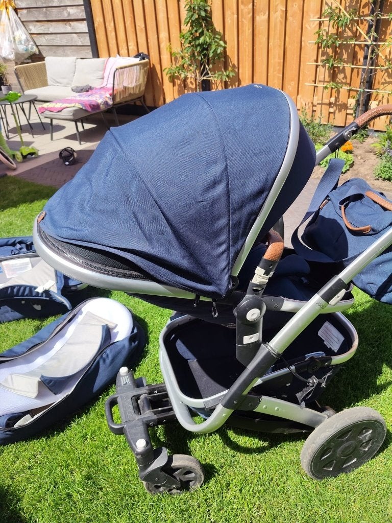Joolz Day2 Duo Kinderwagen Compleet, Kinderen en Baby's, Kinderwagens en Combinaties, Gebruikt, Combiwagen, Verstelbare duwstang