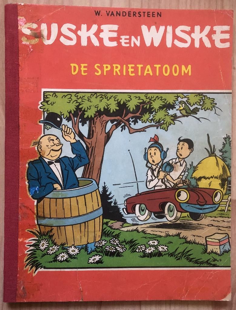 WILLY VANDERSTEEN - SUSKE EN WISKE - DE SPRIETATOOM -, Boeken, Stripboeken, Eén stripboek, Ophalen of Verzenden, Zo goed als nieuw