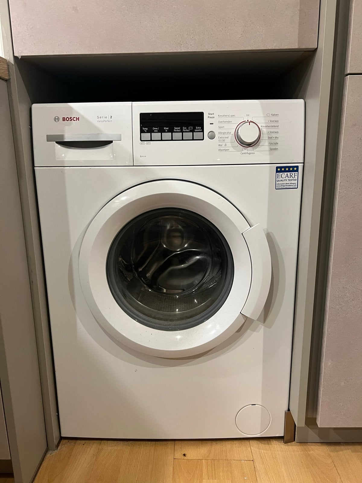 Bosch Serie 2 VarioPerfect Wasmachine goede staat a+++, Gebruikt, Ophalen of Verzenden, 85 tot 90 cm, 1200 tot 1600 toeren
