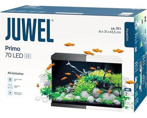 JUWEL Aquarium Primo LED zwart 70 L, 61x31x44 cm, Zo goed als nieuw, Leeg aquarium, Juwel, Ophalen