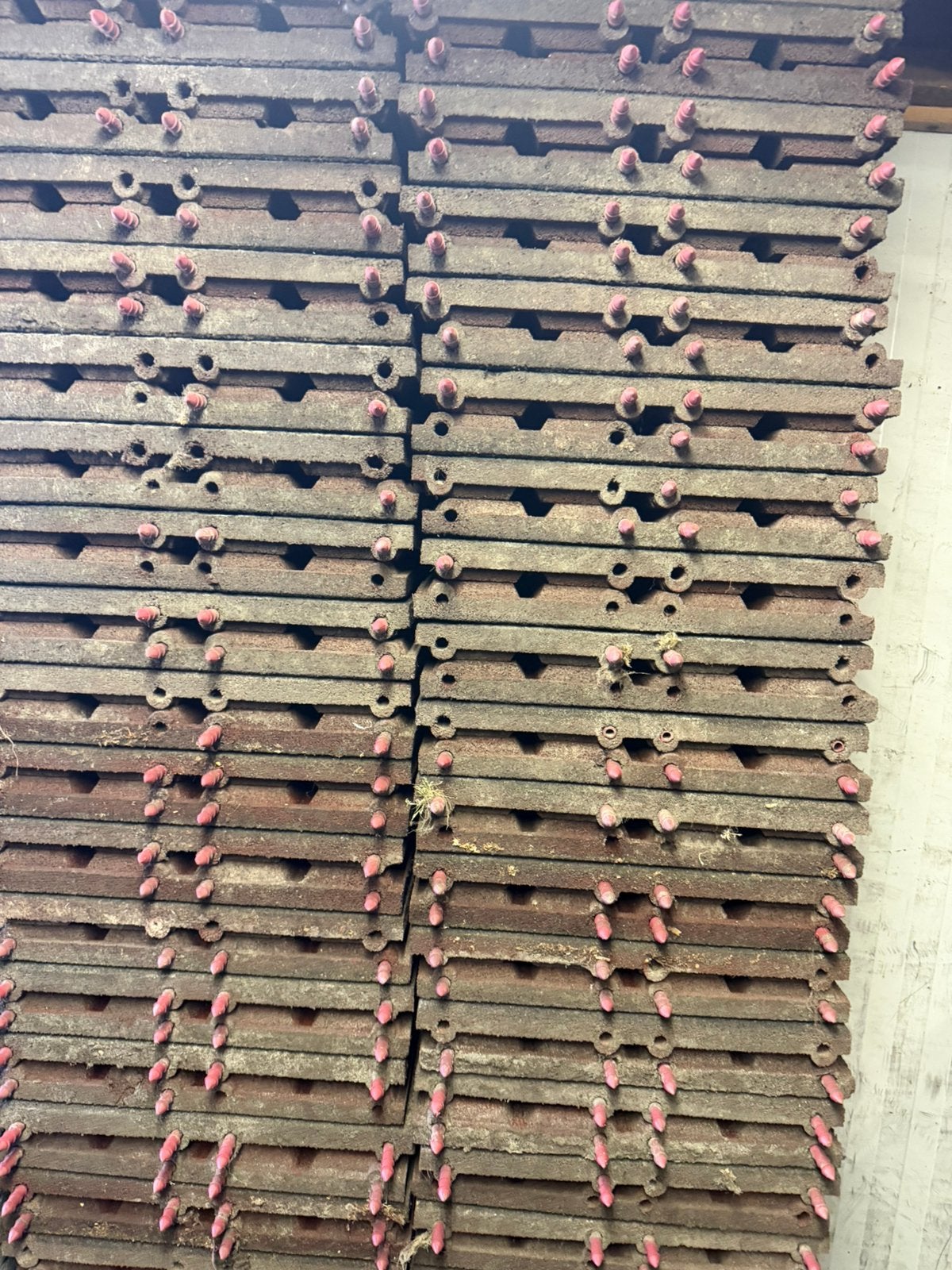 Rubberen tegels 50x50x4,5 speeltoestel dak zwembad stal, Ophalen, Gebruikt, Overige typen, Rubber