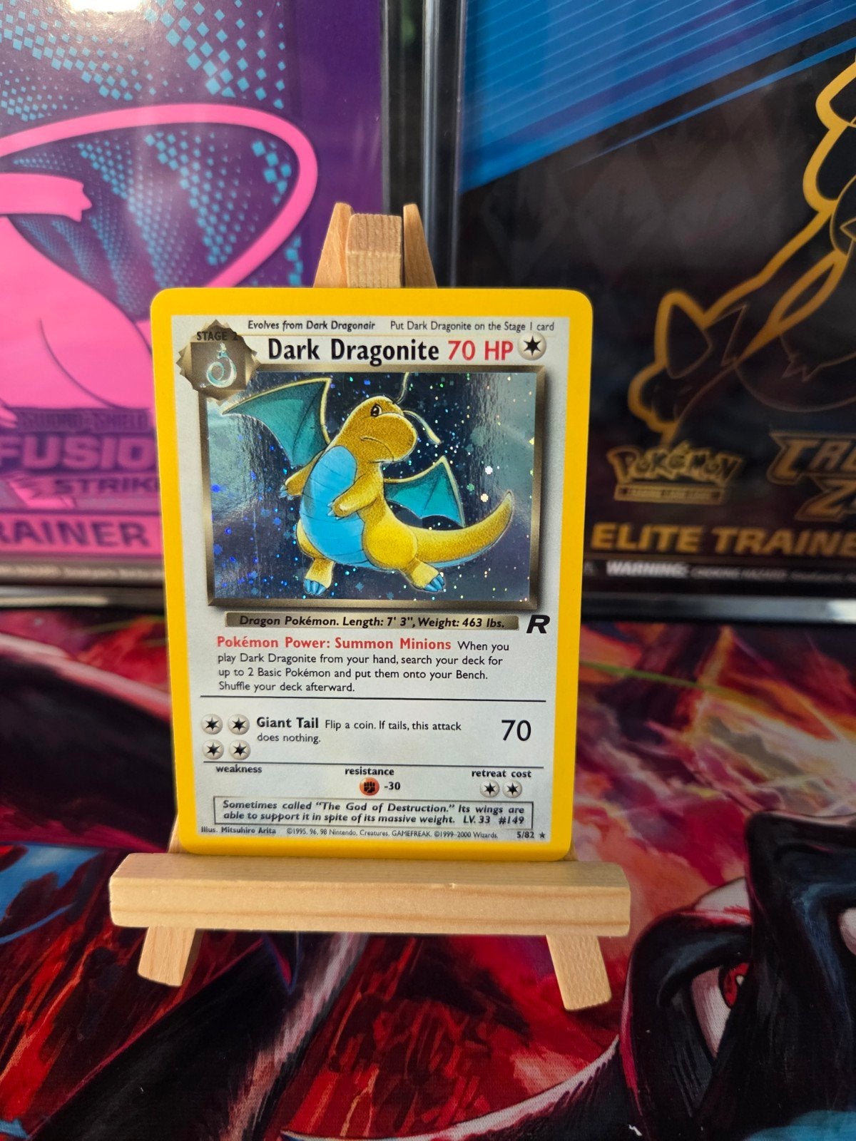 Dark Dragonite (TR 5) - NM staat, Verzenden