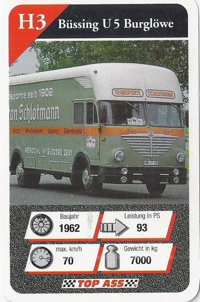 Kw 2902 autokaartje h3 bussing u 5 burglowe, Ophalen of Verzenden, Zo goed als nieuw, Auto's