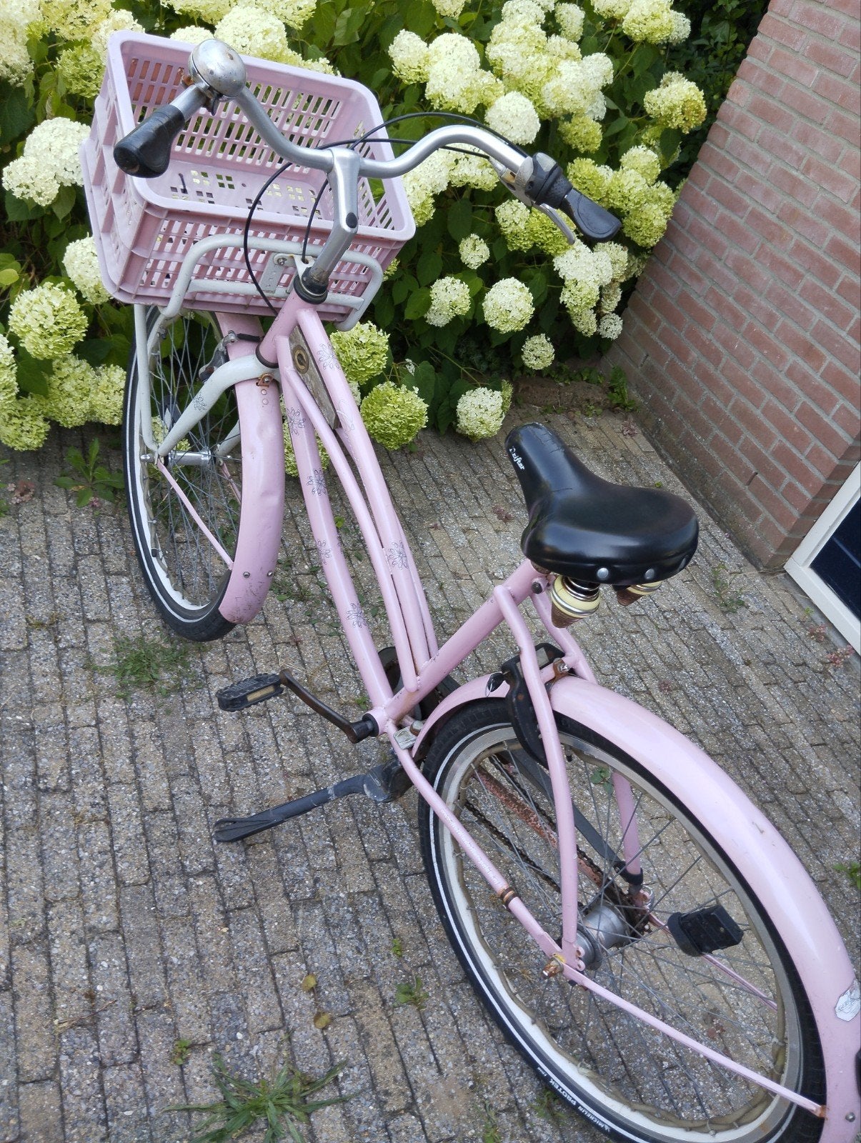 Cortina Cruiser Roze Meisjesfiets 26 inch, Fietsen en Brommers, Fietsen | Meisjes, Terugtraprem, Cortina, Ophalen, 26 inch of meer