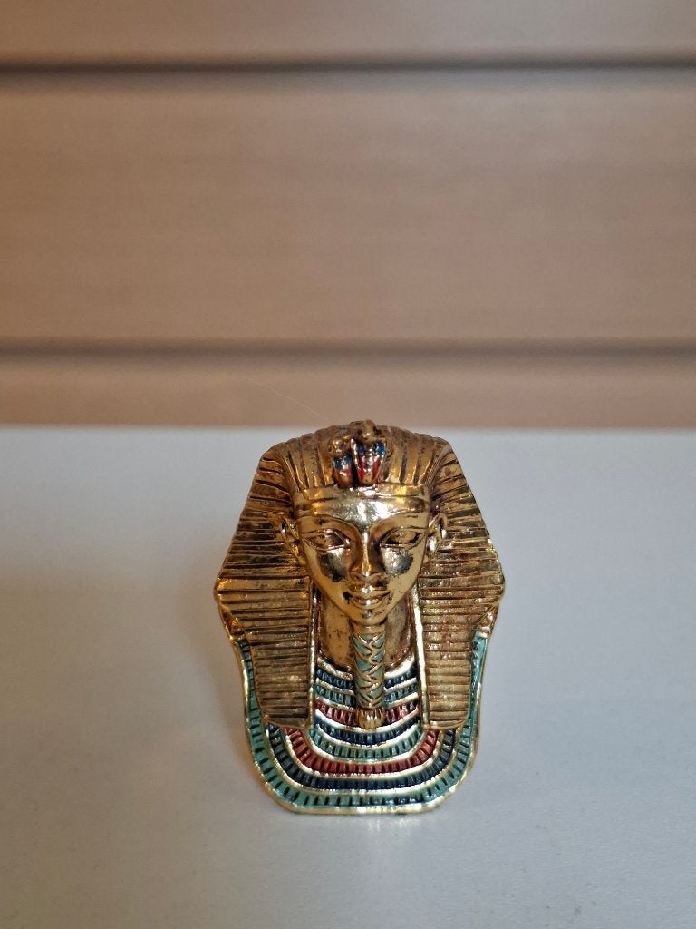Vintage beeldje van "Buste van Toetanchamon", Ophalen of Verzenden, Zo goed als nieuw, Overige typen