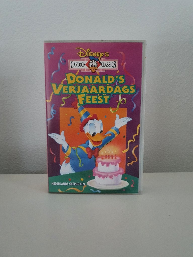 Disney's Donald's Verjaardagsfeest (1994) [VHS], Gebruikt, Animatie, Inclusief doosje, Alle leeftijden