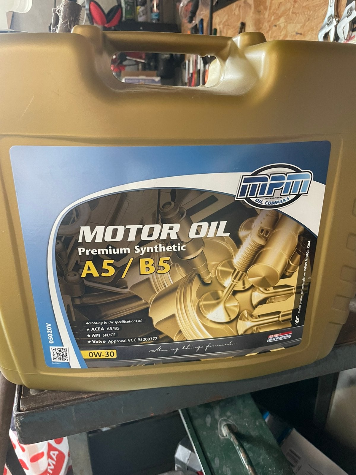 MPM motorolie 0W30 A5/B5 Volvo, Ophalen