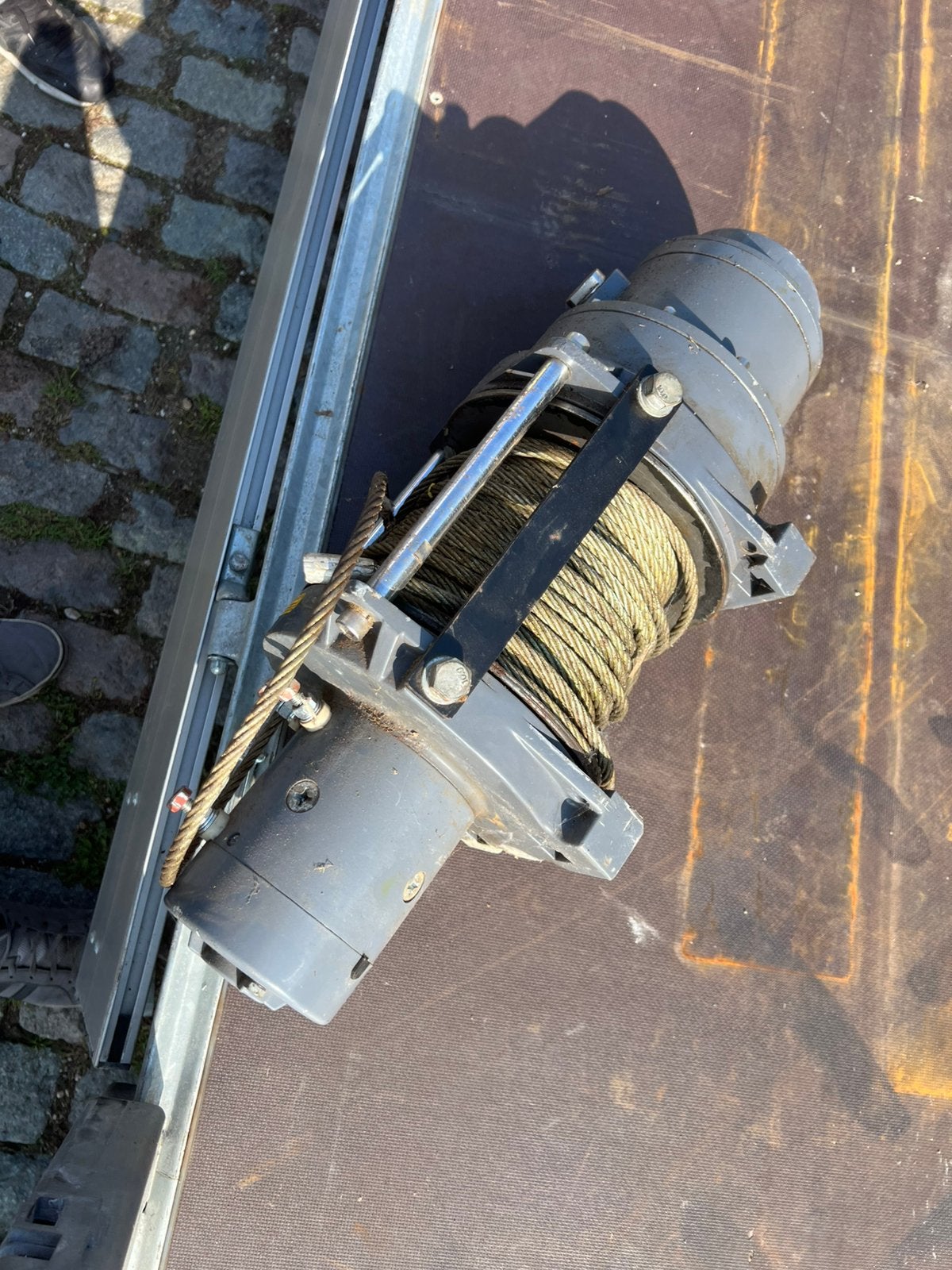 Winch motors elektrische lier 24V zware uitvoering, Ophalen, Gebruikt, Elektrisch
