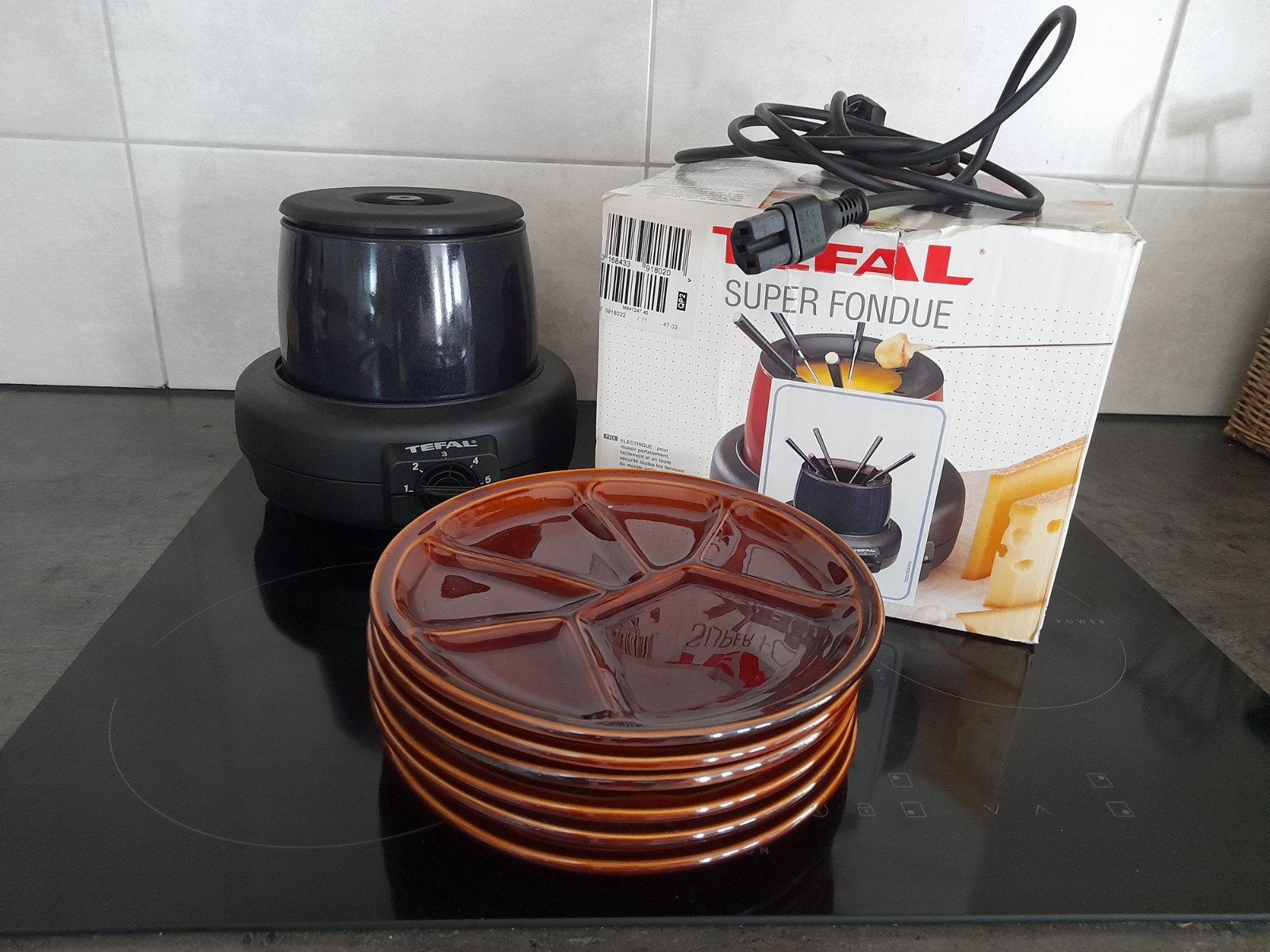 Splinternieuwe fonduepan, Ophalen, Nieuw, Elektrisch, Fonduepan