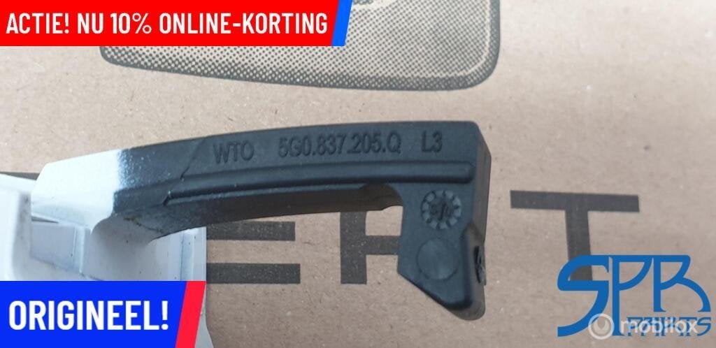 GOLF 7 LC9A KEYLESS Deurgreep Linksvoor PORTIER GREEP LINKS, Volkswagen, Nieuw, Ophalen of Verzenden