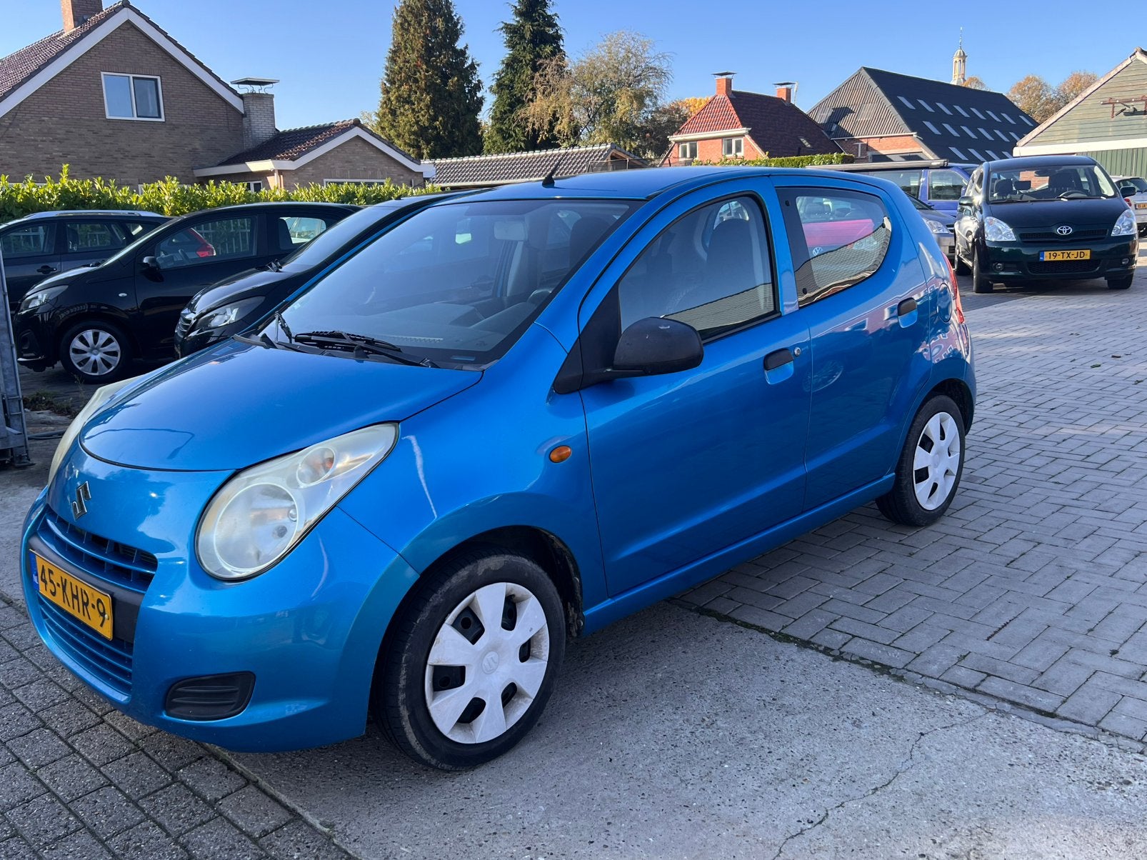 Suzuki Alto 1.0 2009 Blauw, Auto's, Voorwielaandrijving, 200 kg, Origineel Nederlands, Bedrijf