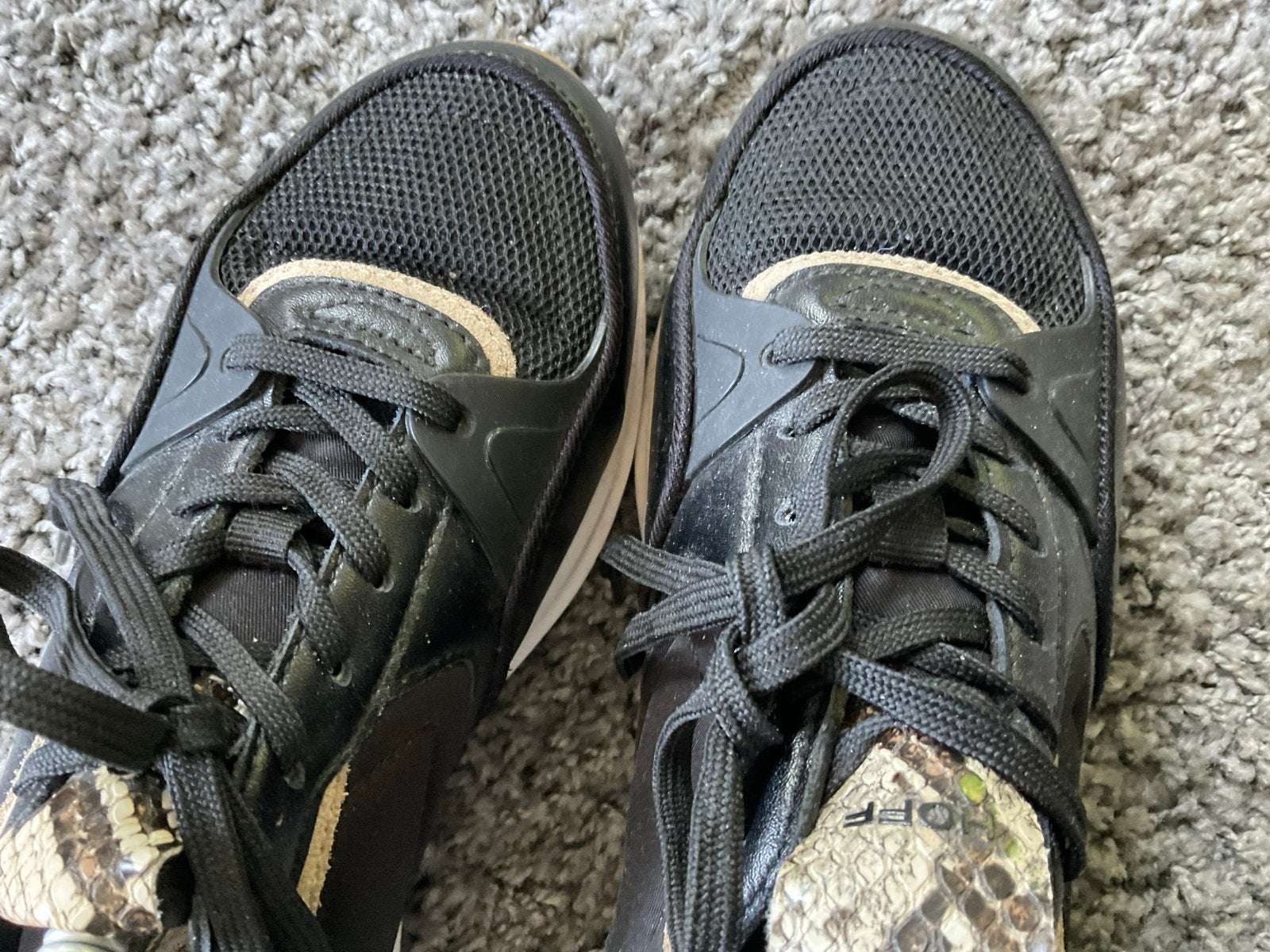 HOFF dames wandel/loop schoenen maat 39 met  leuk printje, Blauw, Zo goed als nieuw, Wandelschoenen, Ophalen of Verzenden