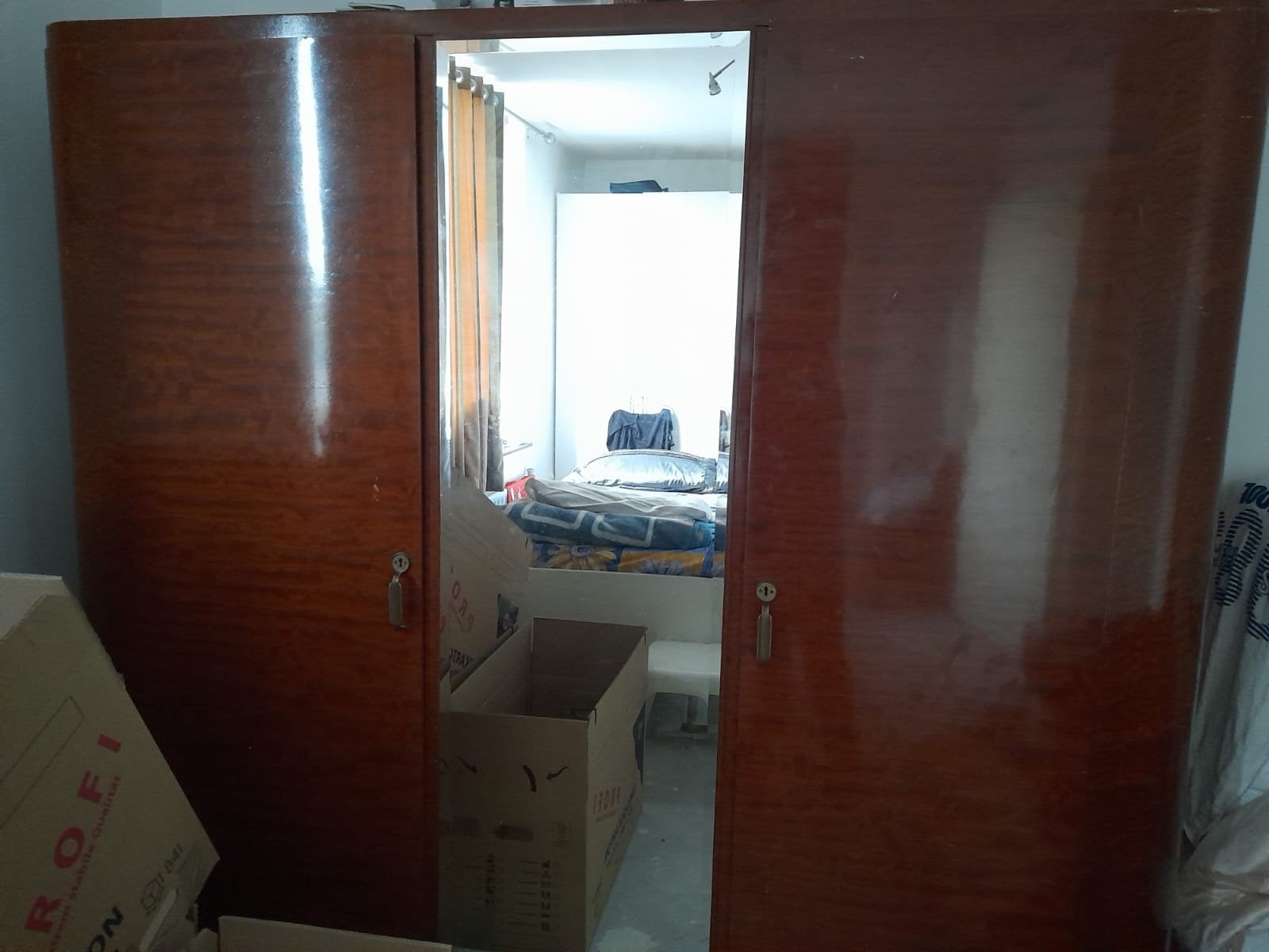 Kledingkast bruin, Huis en Inrichting, Ophalen, 50 tot 75 cm, 150 tot 200 cm