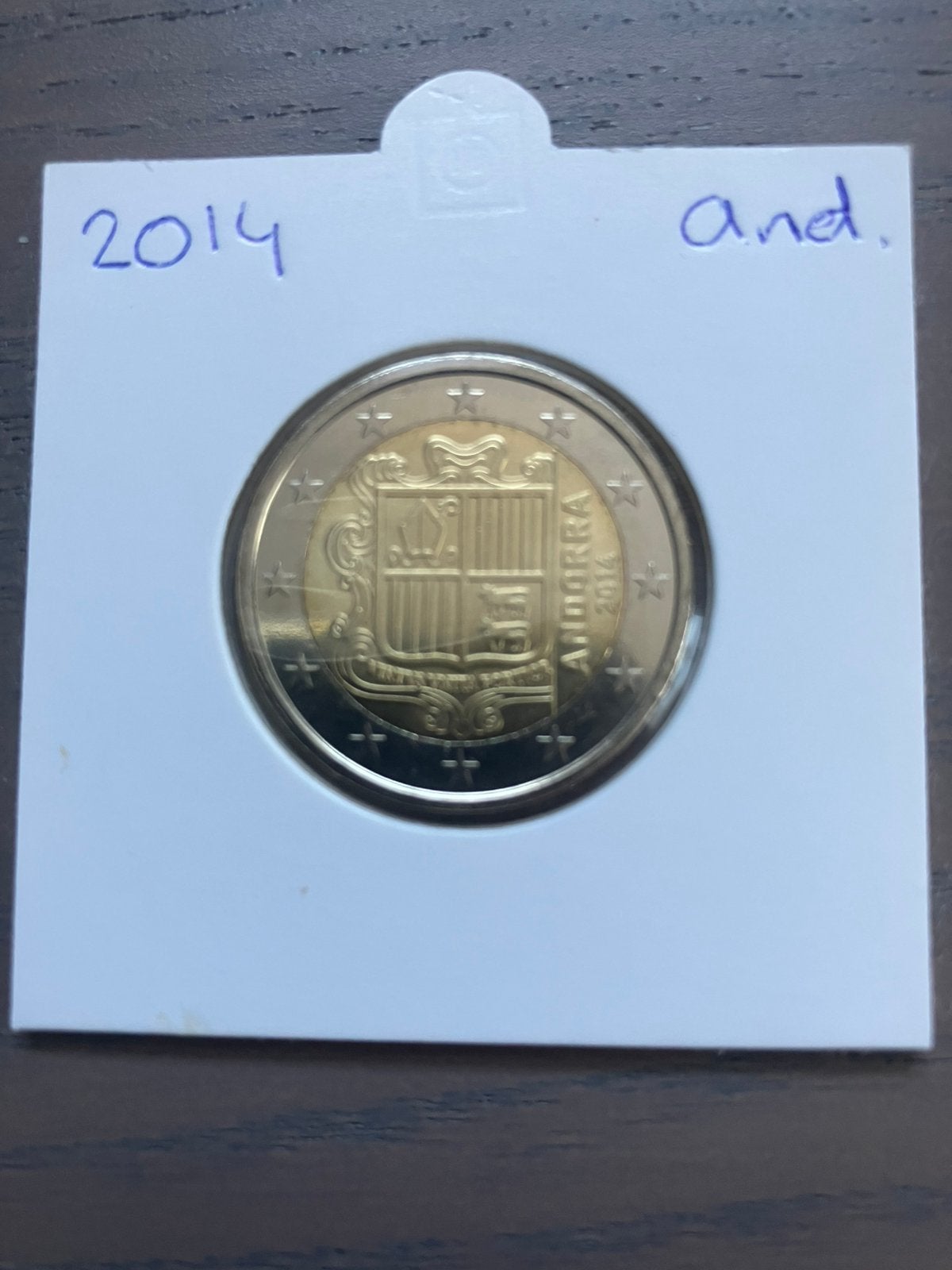 2014 Andorra 2 euro munt, Postzegels en Munten, Munten | Europa | Euromunten, Verzenden, Overige landen, 2 euro, Losse munt