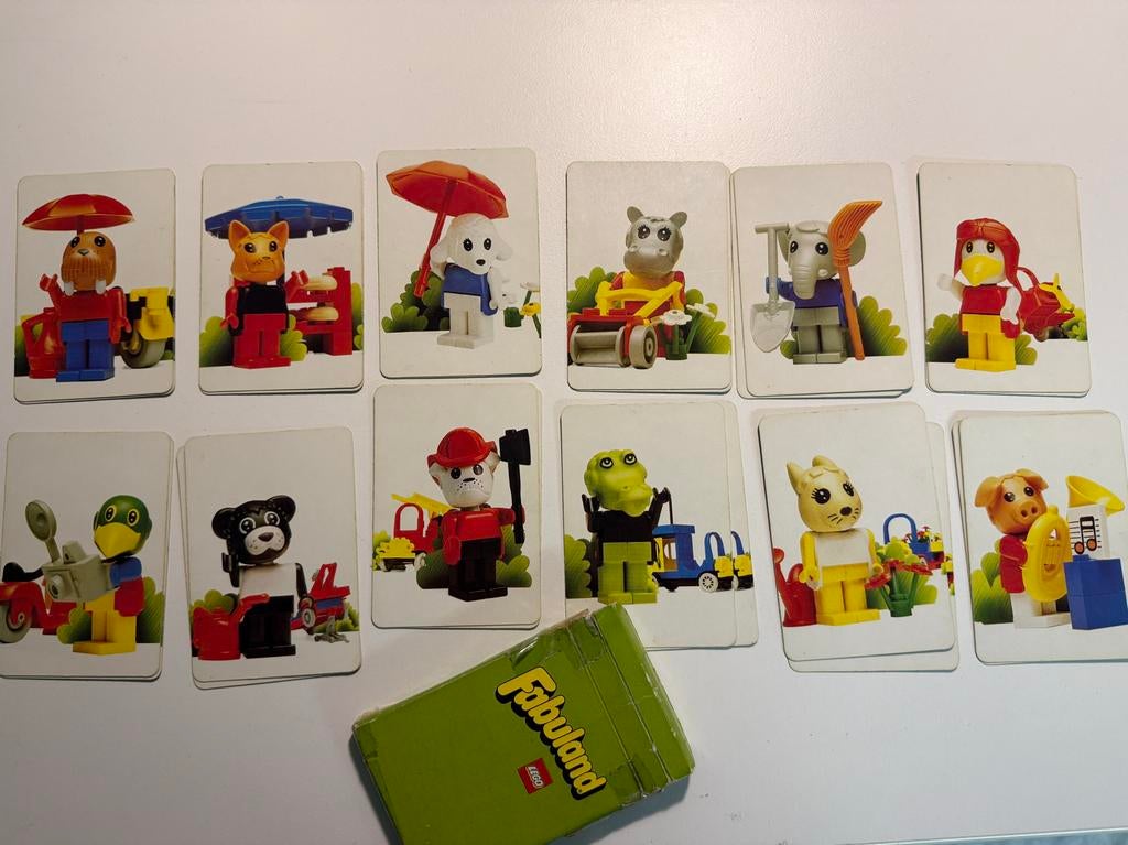LEGO Fabuland memo-spel - Vintage geheugenspel, Ophalen of Verzenden, Lego Group, Gebruikt, Lego Group