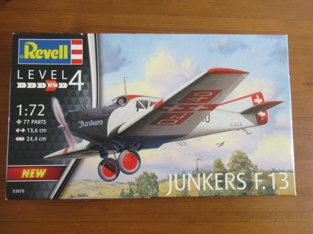 Junkers F.13 (Revell 1/72), 1:72 tot 1:144, Revell, Nieuw, Ophalen of Verzenden