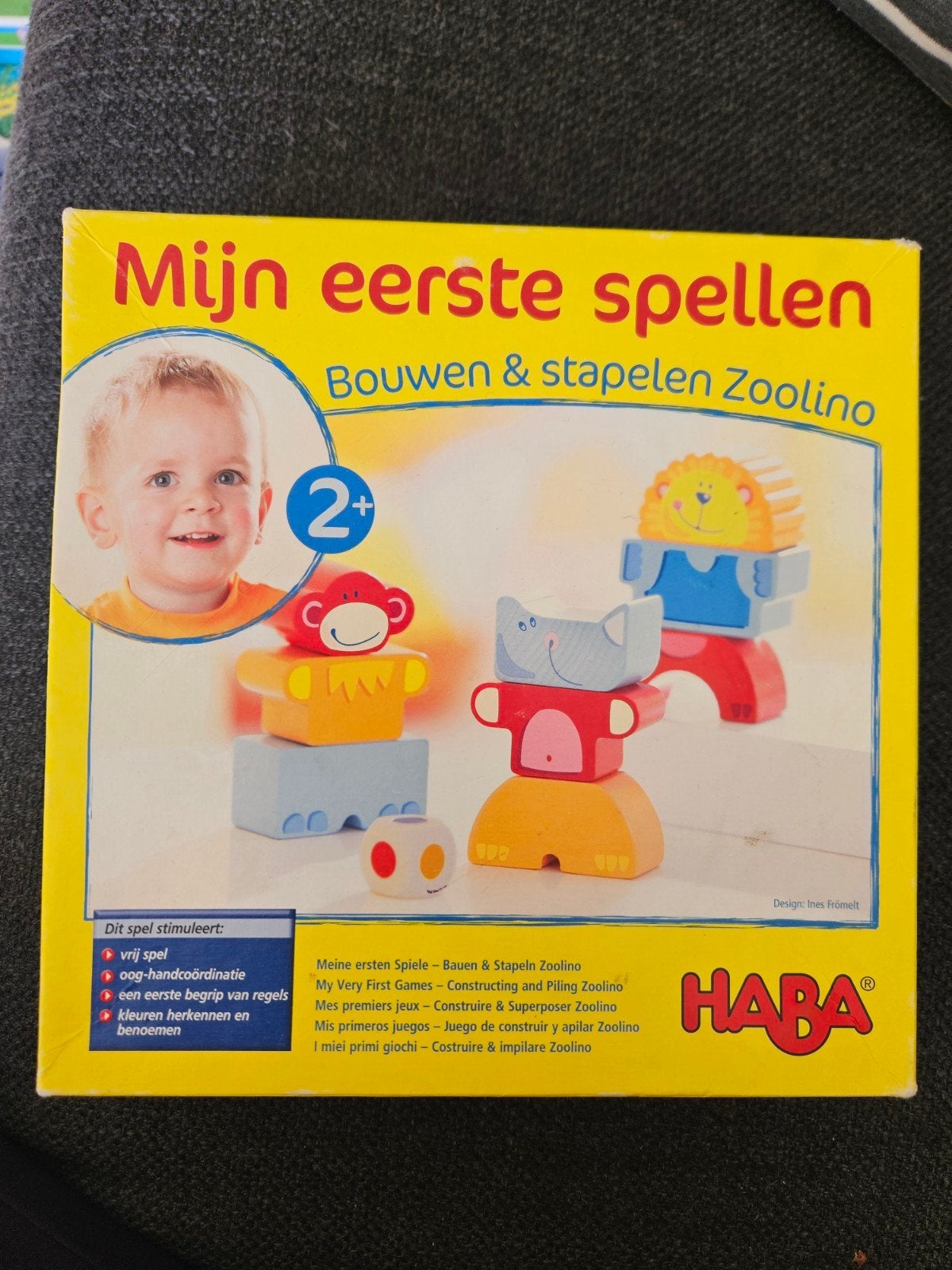 HABA Mijn Eerste Spellen: Bouwen & Stapelen Zoolino, Kinderen en Baby's, Ophalen of Verzenden, Overige typen