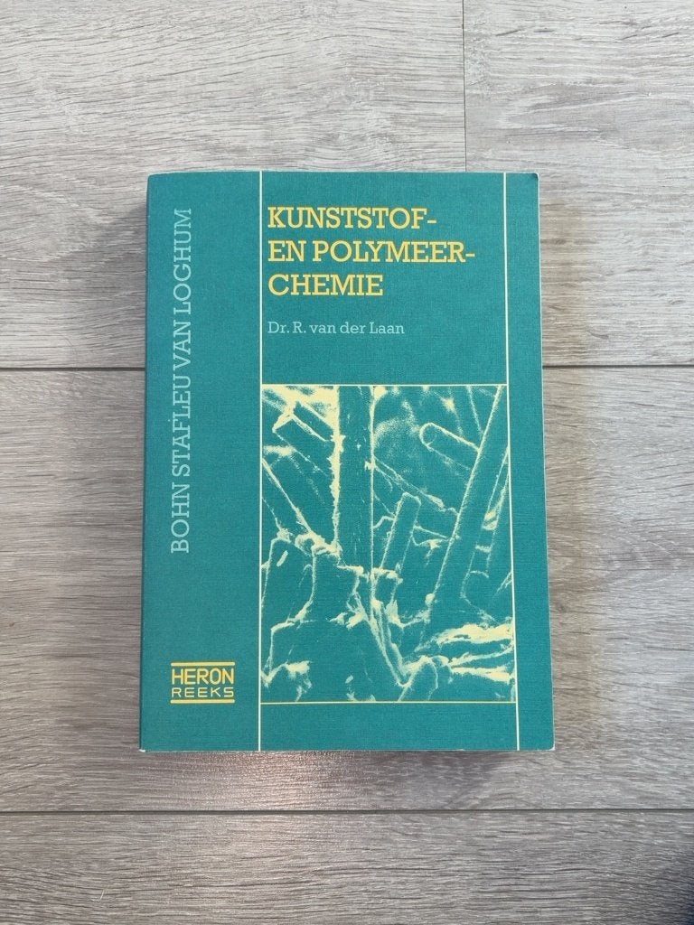 Kunststof- en polymeerchemie – R. van der Laan, Boeken, Zo goed als nieuw, Overige onderwerpen, Dr. R. van der Laan, Ophalen of Verzenden