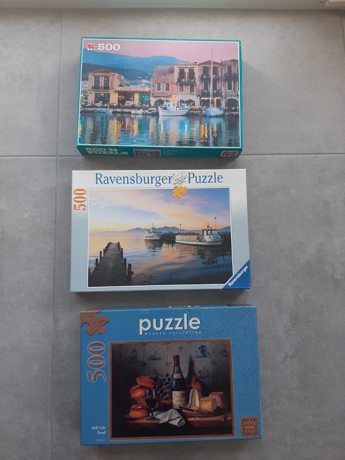 3 Legpuzzels van 500 stukjes - Diverse merken, Ophalen, 500 t/m 1500 stukjes, Gebruikt, Legpuzzel