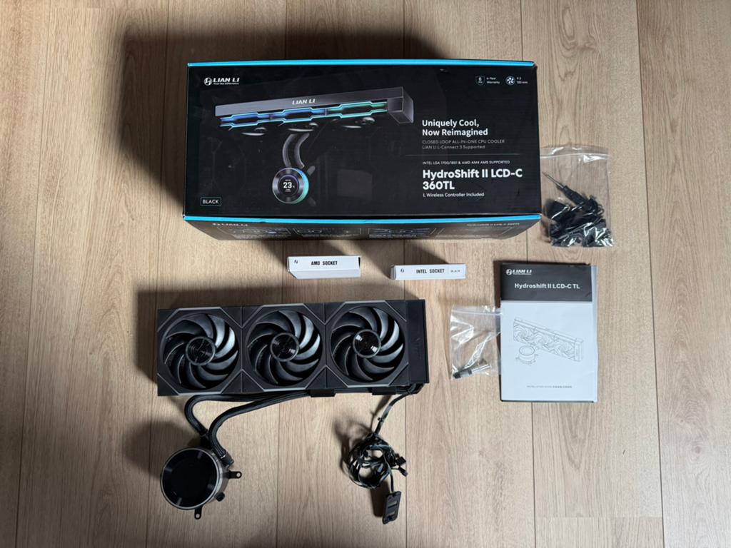 Lian Li HydroShift II LCD-C 360TL wireless waterkoeling, Ophalen of Verzenden, Zo goed als nieuw, AM5, 4 Ghz of meer
