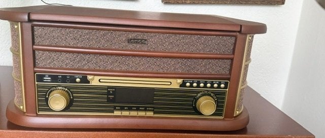 Radio platenspeler Lenco houtkleur, Ophalen, Nieuw, Audio