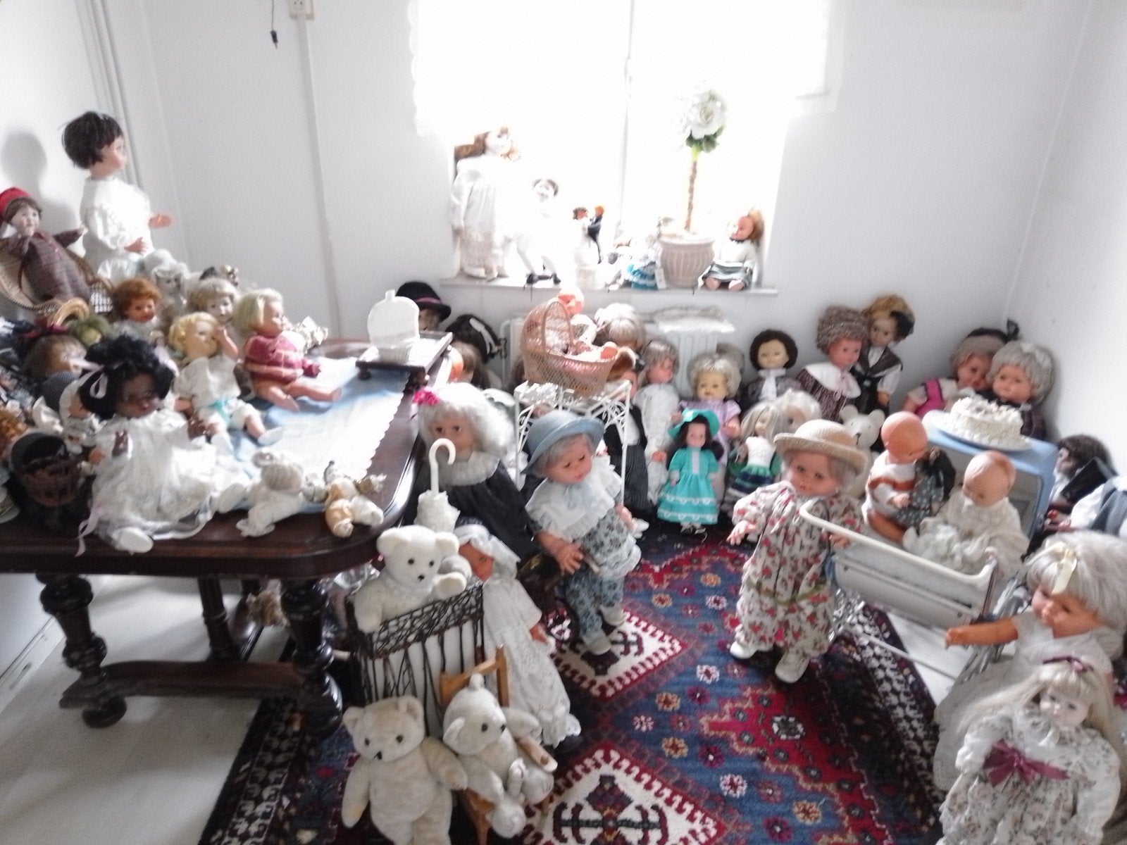 Grote verzameling oude poppen - geen losse verkoop, Ophalen, Gebruikt, Pop