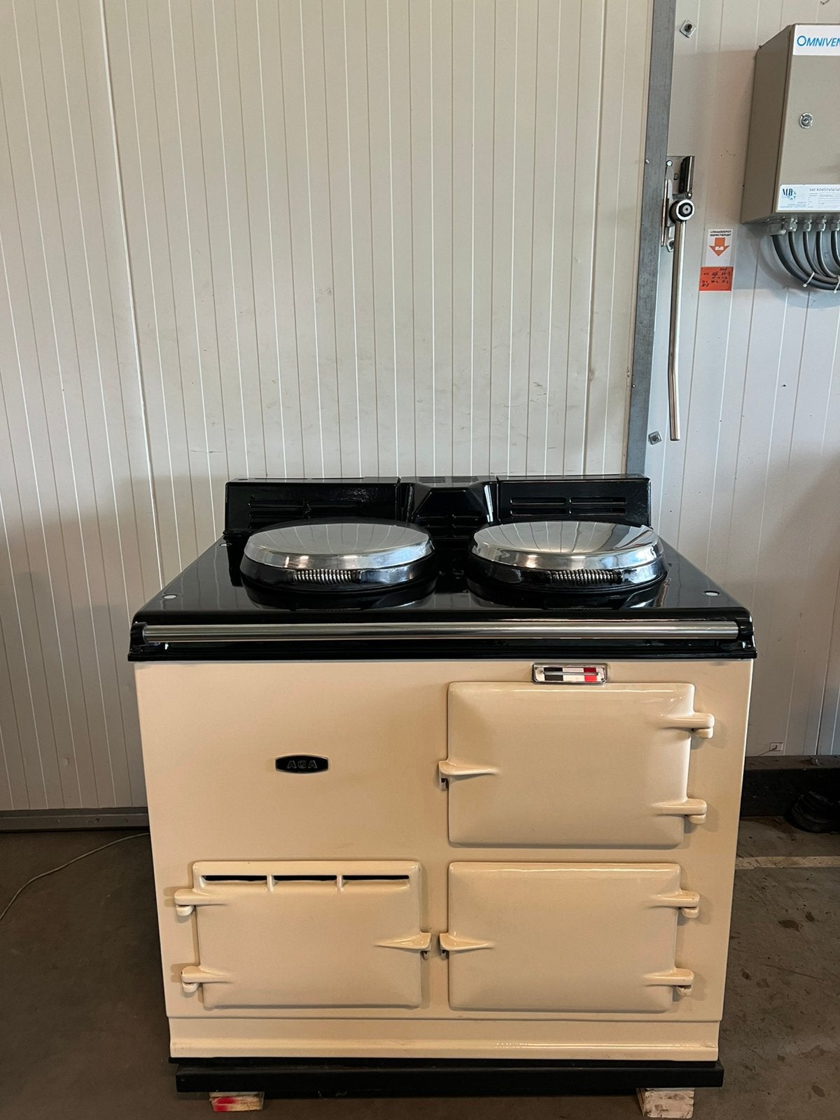 Luxe AGA fornuis cream kleirig - 100 cm, 60 cm of meer, Ophalen of Verzenden, Gas, Vrijstaand