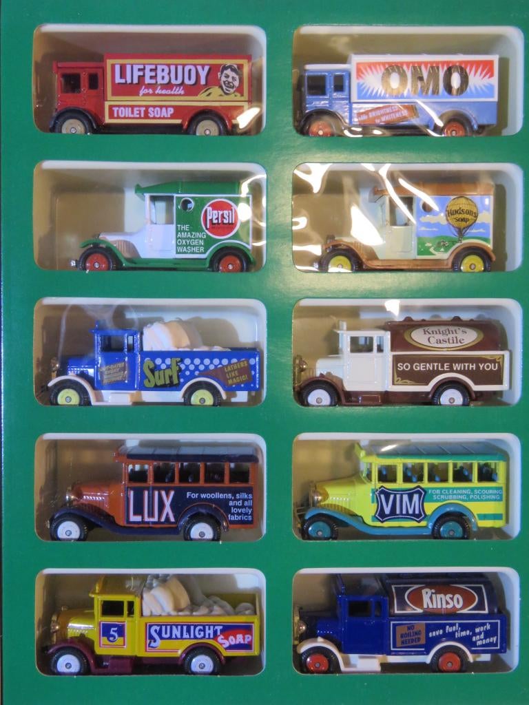Corgi 99727 The unilever Collection, set van 10, Ophalen of Verzenden, Zo goed als nieuw, Bus of Vrachtwagen