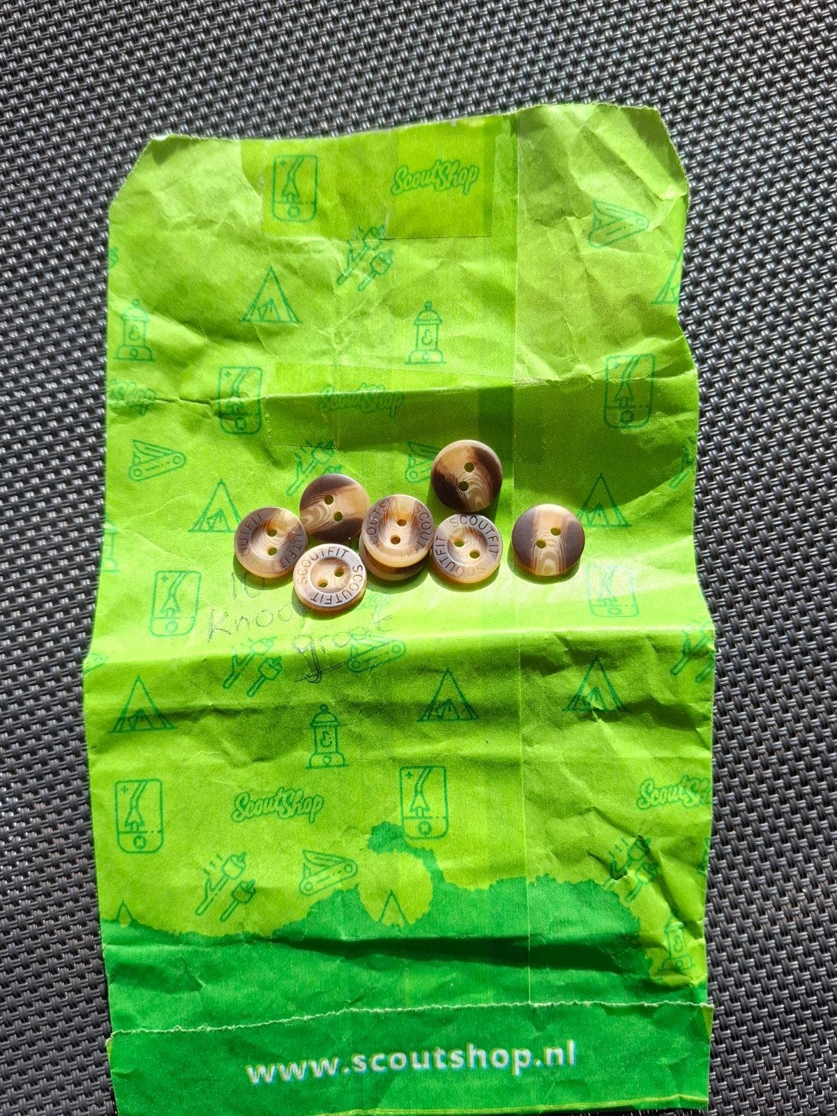 scouting knoopjes blouse groot, Verzamelen, Ophalen of Verzenden, Nieuw