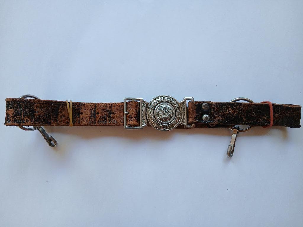Oude Scouting riem Boy Scouts 'maat welp' jaren 60?, Ophalen of Verzenden, Gebruikt, Overige typen