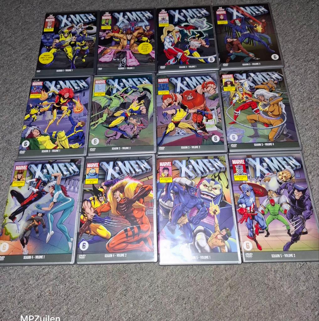 X-Men DVD Collectie  .. Marvel, Tekenfilm, Amerikaans, Ophalen of Verzenden, Zo goed als nieuw
