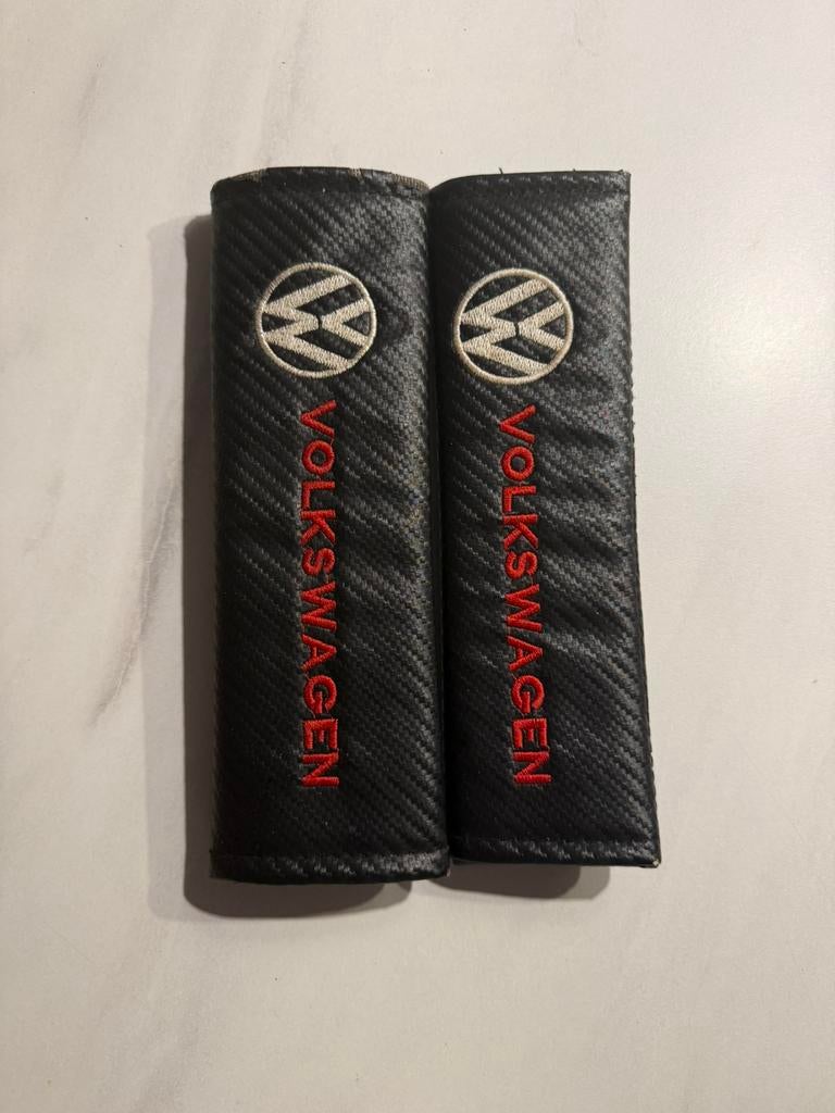 Volkswagen Gordelhoezen – Carbon Look – 2 Stuks, Ophalen of Verzenden, Zo goed als nieuw