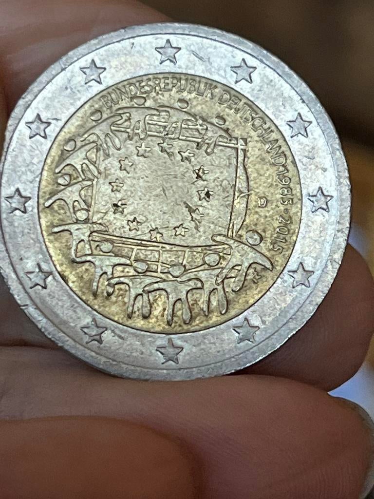 Herdenkingsmunt Bundersrepubliek Deutschland 1985-2015, Postzegels en Munten, Munten | Europa | Euromunten, 2 euro, Duitsland