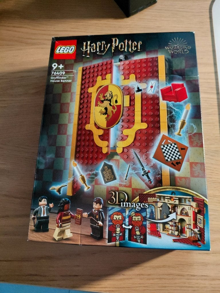 lego 76409 harry potter gryffindor house banner, Lego, Ophalen of Verzenden, Complete set, Ongeopend/sealed