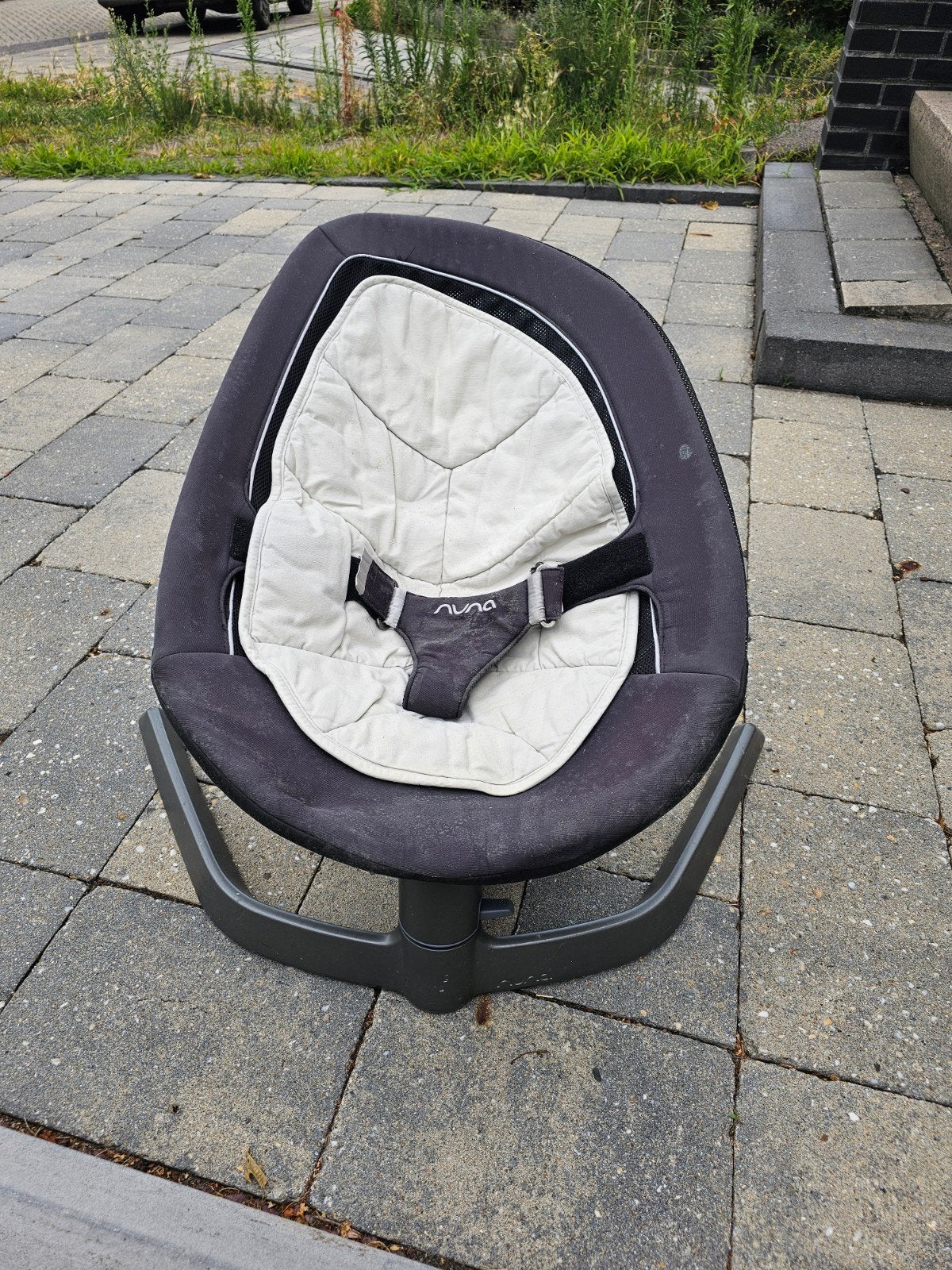 Nuna Leaf wipstoel - Grijs/Zwart, Kinderen en Baby's, Ophalen, Gebruikt